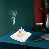 Maxbell incenses Burner Desktop Sticks incenses Gift Home Censer Plate Craft Teahouse
