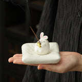 Maxbell incenses Burner Desktop Sticks incenses Gift Home Censer Plate Craft Teahouse