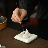 Maxbell incenses Burner Desktop Sticks incenses Gift Home Censer Plate Craft Teahouse