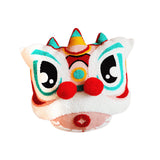 Maxbell Lion Throw Pillow Case Chinese New Year Cushion Cover for Sofa Pink 43cmx43cm