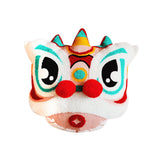 Maxbell Lion Throw Pillow Case Chinese New Year Cushion Cover for Sofa Pink 43cmx43cm