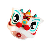 Maxbell Lion Throw Pillow Case Chinese New Year Cushion Cover for Sofa Pink 43cmx43cm