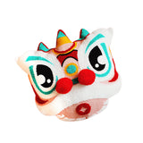 Maxbell Lion Throw Pillow Case Chinese New Year Cushion Cover for Sofa Pink 43cmx43cm