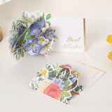Maxbell Pop up Flower Greeting Card Anniversary for Valentines Mom Family Red