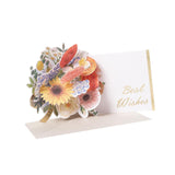 Maxbell Pop up Flower Greeting Card Anniversary for Valentines Mom Family Red