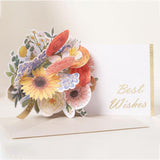 Maxbell Pop up Flower Greeting Card Anniversary for Valentines Mom Family Red