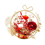 Maxbell Chinese New Year Ornaments Lighted Artificial Potted Flower for Home Wedding Style B