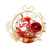 Maxbell Chinese New Year Ornaments Lighted Artificial Potted Flower for Home Wedding Style B