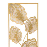 Maxbell Metal Wall Decor Sculpture Corridor Farmhouse Leaves Wall Art Line Drawing Turtle Leaf Left