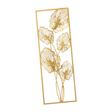 Maxbell Metal Wall Decor Sculpture Corridor Farmhouse Leaves Wall Art Line Drawing Turtle Leaf Right