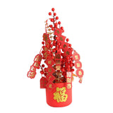 Maxbell Blessing Bucket Set Bouquet Spring Festival Wedding DIY Decor 44x25cm
