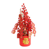 Maxbell Blessing Bucket Set Bouquet Spring Festival Wedding DIY Decor 44x25cm