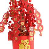 Maxbell Blessing Bucket Set Bouquet Spring Festival Wedding DIY Decor 44x25cm