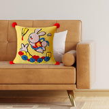 Maxbell Chinese New Year Rabbit Pillow Cover for Spring Festival Decoration Style B