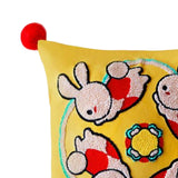 Maxbell Chinese New Year Rabbit Pillow Cover for Spring Festival Decoration Style E