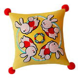 Maxbell Chinese New Year Rabbit Pillow Cover for Spring Festival Decoration Style E
