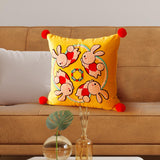 Maxbell Chinese New Year Rabbit Pillow Cover for Spring Festival Decoration Style E