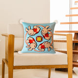 Maxbell Chinese New Year Rabbit Pillow Cover for Spring Festival Decoration Style F