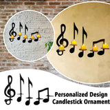 Maxbell 4 Pieces Candle Sconces Wall Candle Holder for Porch Living Room Ornament