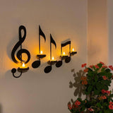 Maxbell 4 Pieces Candle Sconces Wall Candle Holder for Porch Living Room Ornament