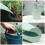 Maxbell Watering Can Long Nozzle for Indoor Gardening Plants Garden Office Green