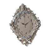 Maxbell European Decorative Wall Clock Hanging for Loft Bathroom Kitchen Island Home Rose Aureate