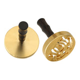 Maxbell 5 Pieces Brass Incense Tool Set Incense Making Kit Shovel Spoon Brush