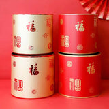 Maxbell 2x Chinese New Year Flower Vase Flowerpot Entryway Holiday Home Storage Box Aureate