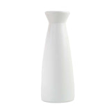 Maxbell Minimalism Dried Flower Vase Ornament Flowers Pot for Table Bedroom Wedding 22cmx8.5cm White