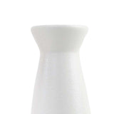 Maxbell Minimalism Dried Flower Vase Ornament Flowers Pot for Table Bedroom Wedding 22cmx8.5cm White