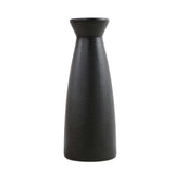 Maxbell Minimalism Dried Flower Vase Ornament Flowers Pot for Table Bedroom Wedding 22cmx8.5cm Black