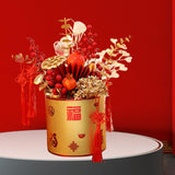 Maxbell Simulation Red Berries Flowerpot Feng Shui Decoration Lightweight Decorative Style D