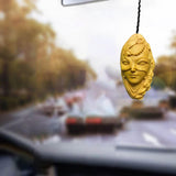 Maxbell Mini Wood Carving Figurine Auto Interior Decoration Art Craft Sculpture Style A