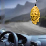 Maxbell Mini Wood Carving Figurine Auto Interior Decoration Art Craft Sculpture Style A