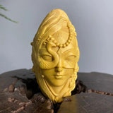 Maxbell Mini Wood Carving Figurine Auto Interior Decoration Art Craft Sculpture Style A