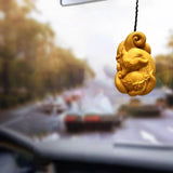 Maxbell Mini Wood Carving Figurine Auto Interior Decoration Art Craft Sculpture Style B