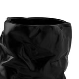 Maxbell Nordic Style Ceramic Flower Vase Modern Art for Home Desktop Decoration Black 17.5cmx20.5cm