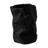 Maxbell Nordic Style Ceramic Flower Vase Modern Art for Home Desktop Decoration Black 16cmx22.5cm