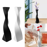 Maxbell Flower Vase Floral Arrangement Decorative for Office Wedding Bookshelf Black