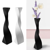 Maxbell Flower Vase Floral Arrangement Decorative for Office Wedding Bookshelf Black