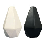 Maxbell Flower Vase Decorative Porcelain Vase for Table Centerpieces Bar Anniversary White