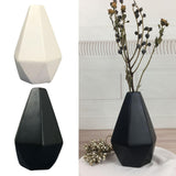 Maxbell Flower Vase Decorative Porcelain Vase for Table Centerpieces Bar Anniversary White