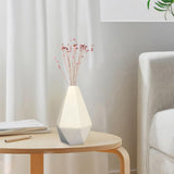 Maxbell Flower Vase Decorative Porcelain Vase for Table Centerpieces Bar Anniversary White