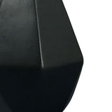 Maxbell Flower Vase Decorative Porcelain Vase for Table Centerpieces Bar Anniversary Black