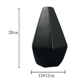 Maxbell Flower Vase Decorative Porcelain Vase for Table Centerpieces Bar Anniversary Black