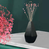 Maxbell Flower Vase Decorative Porcelain Vase for Table Centerpieces Bar Anniversary Black