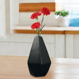Maxbell Flower Vase Decorative Porcelain Vase for Table Centerpieces Bar Anniversary Black