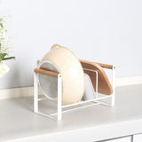 Maxbell Drying Rack Rustproof Drain Shelf Storage Holder Stand Compact Organizer pot rack
