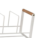 Maxbell Drying Rack Rustproof Drain Shelf Storage Holder Stand Compact Organizer pot rack