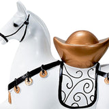 Maxbell Horse Statue Resin Figurine Sculpture Art Craft for Home Desk Decoration White Style A